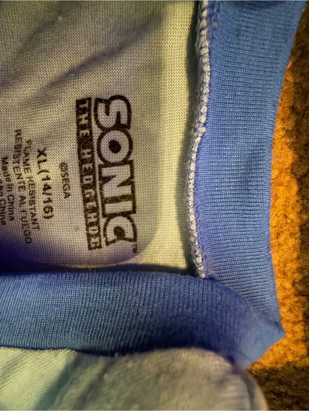 Sonic Graphic Tee for Kids - Light Blue